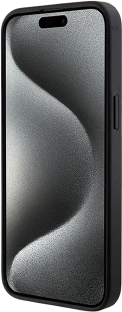 Etui Karl Lagerfeld Gripstand Saffiano Choupette Pin do Apple iPhone 13 Pro Max Black (KLHCP13XGSACHPK) - obraz 5