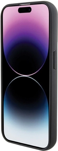 Etui Karl Lagerfeld Gripstand Saffiano Choupette Pin do Apple iPhone 15 Pro Black (KLHCP15LGSACHPK) - obraz 6