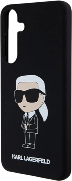 Etui Karl Lagerfeld Silicone Ikonik do Samsung Galaxy S24 Black (KLHCS24SSNIKBCK) - obraz 6