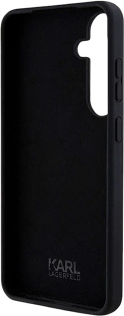 Etui Karl Lagerfeld Silicone Ikonik do Samsung Galaxy S24 Plus Black (KLHCS24MSNIKBCK) - obraz 7