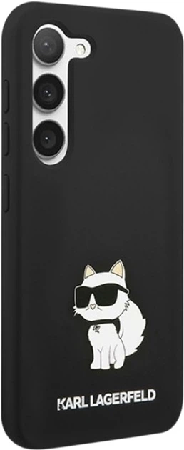Etui Karl Lagerfeld Silicone Choupette do Samsung Galaxy S24 Black (KLHCS24SSNCHBCK) - obraz 4