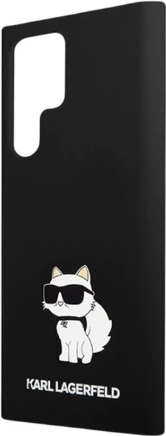 Etui Karl Lagerfeld Silicone Choupette do Samsung Galaxy S24 Ultra Black (KLHCS24LSNCHBCK) - obraz 6