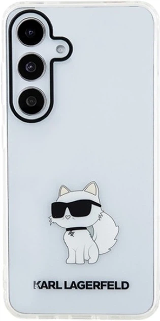 Etui Karl Lagerfeld IML Choupette do Samsung Galaxy S24 Plus Transparent (KLHCS24MHNCHTCT) - obraz 3
