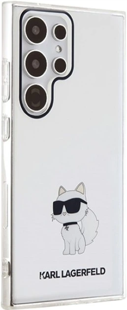 Etui Karl Lagerfeld IML Choupette do Samsung Galaxy S24 Ultra Transparent (KLHCS24LHNCHTCT) - obraz 4