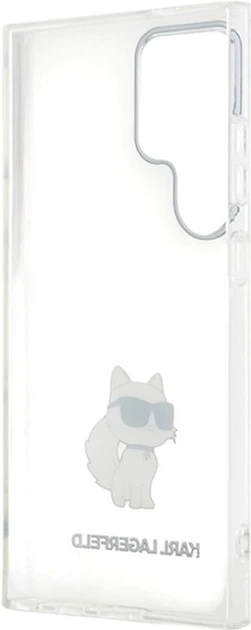 Etui Karl Lagerfeld IML Choupette do Samsung Galaxy S24 Ultra Transparent (KLHCS24LHNCHTCT) - obraz 7