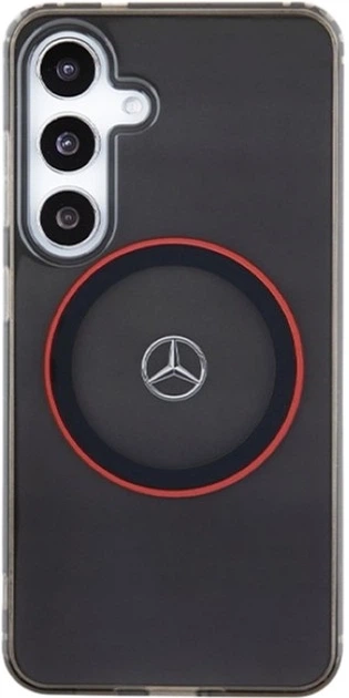 Etui Mercedes-Benz Double Layer MagSafe do Samsung Galaxy S24 Black (MEHMS24S23HUORK) - obraz 3