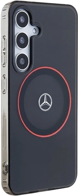 Etui Mercedes-Benz Double Layer MagSafe do Samsung Galaxy S24 Black (MEHMS24S23HUORK) - obraz 4