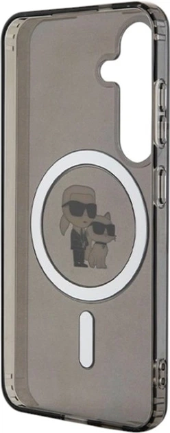 Etui Karl Lagerfeld IML Karl&Choupette MagSafe do Samsung Galaxy S24 Black (KLHMS24SHGKCNOK) - obraz 7
