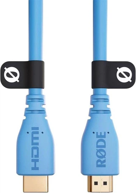 Kabel Rode HDMI Cable 3 m Blue (RODE HDMICABLE3M-B) - obraz 2