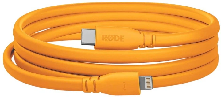 Кабель Rode SC19 USB-C – Lightning 1.5 m Orange (RODE SC19-O) - зображення 3