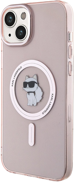 Панель Karl Lagerfeld IML Choupette MagSafe для Apple iPhone 15 Plus / 14 Plus Pink (KLHMP15MHFCCNOP) - зображення 2