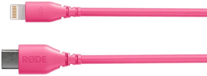 Кабель Rode SC21 USB-C – Lightning 30 cm Pink (RODE SC21-P) - зображення 2