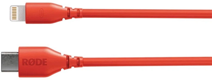 Kabel Rode SC21 USB-C – Lightning 30 cm Red (RODE SC21-R) - obraz 2