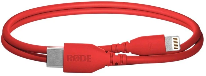 Kabel Rode SC21 USB-C – Lightning 30 cm Red (RODE SC21-R) - obraz 3