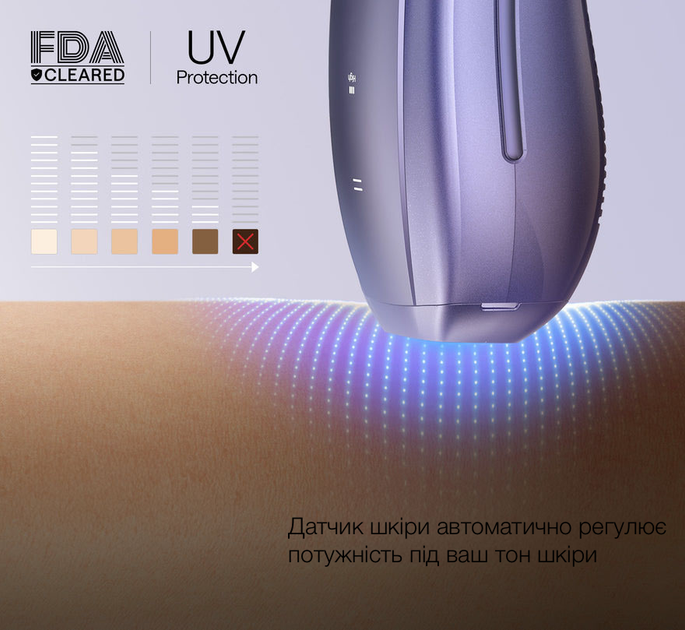 Фотоэпилятор ULIKE Air 10 IPL Purple с охлаждением Ice Cooling