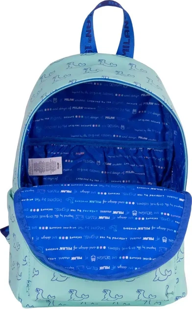 Plecak szkolny Milan Collection 460 33 x 25 x 13 cm 9.5 l Niebieski (8411574106708) - obraz 2