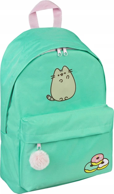 Шкільний рюкзак Undercover Pusheen 39 x 29 x 15 см 23 л Зелений (4043946315162) - зображення 1
