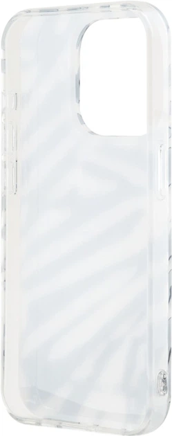Etui Plecki Karl Lagerfeld IML Zebra Pattern & Cord do Apple iPhone 15 Pro Black (KLHCP15LHZBPKCCK) - obraz 6