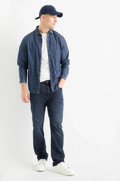 Джинси Regular Fit чоловічі C & A 194444 30/32 Темно/Синій ...