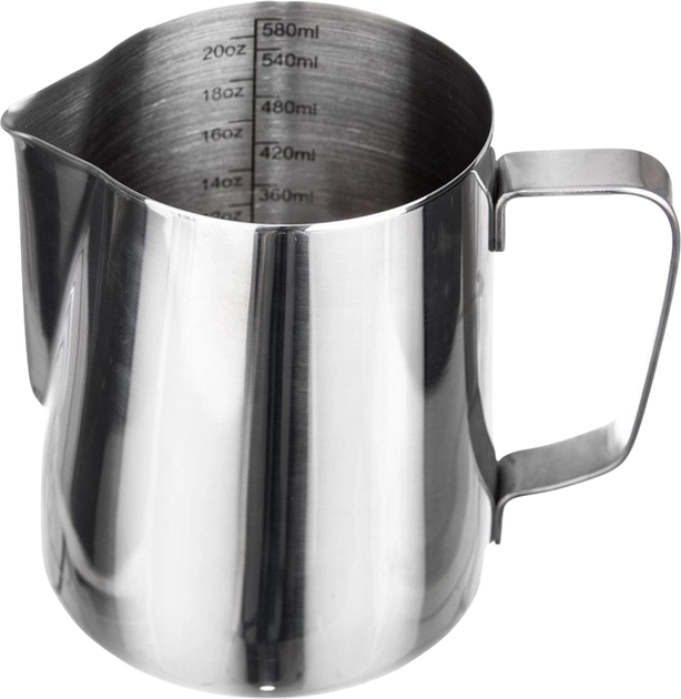 Mlecznik Orion stalowy z miarką 580 ml (8592381152208) - obraz 1