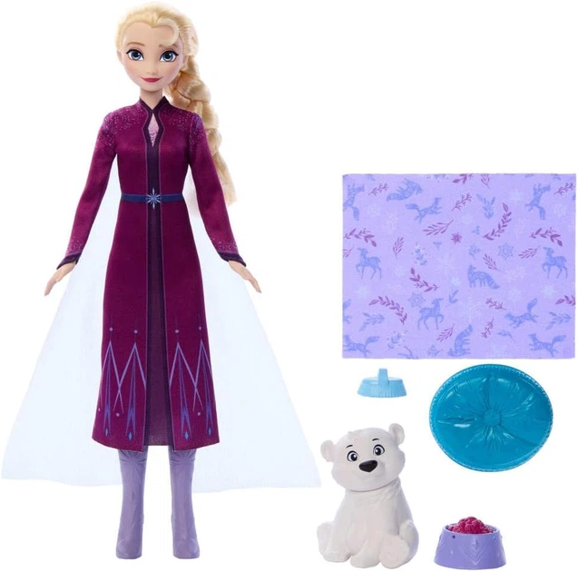 Кукла Эльза и Медвежонок с Аксессуарами Холодное Сердце Disney Frozen Elsa and Bear Mattel JFG16 - Фото 3 Кукла Эльза и Медвежонок с Аксессуарами Холодное Сердце Disney Frozen Elsa and Bear Mattel JFG16 - изображение 3