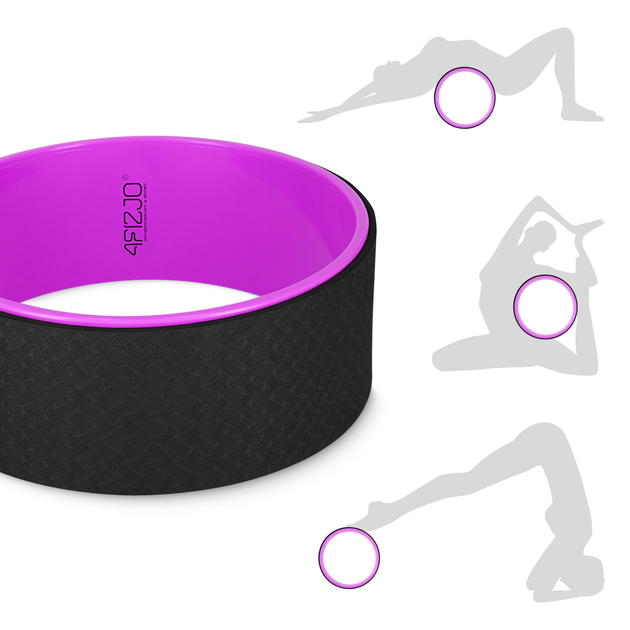 Колесо для йоги и фитнеса 4FIZJO Dharma Black/Pink (P-5907222931455) - Фото 6 Колесо для йоги и фитнеса 4FIZJO Dharma Black/Pink (P-5907222931455) - изображение 6