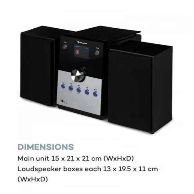 Аудіосистема музичний центр Auna MC-30 DAB CD CD-R CD-RW 6 Вт - зображення 5