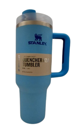 Термос термочашка Stanley Quencher H2.0 Tumbler 1,18 л з нержавіючої сталі Sky Blue KT7001944 - зображення 5