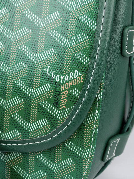 Сумка через плечо Goyard в зеленом цвете. - изображение 4