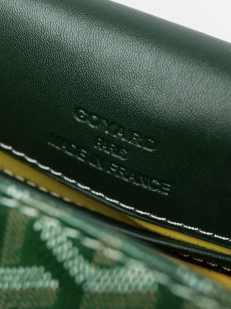 Сумка через плечо Goyard в зеленом цвете. - изображение 8