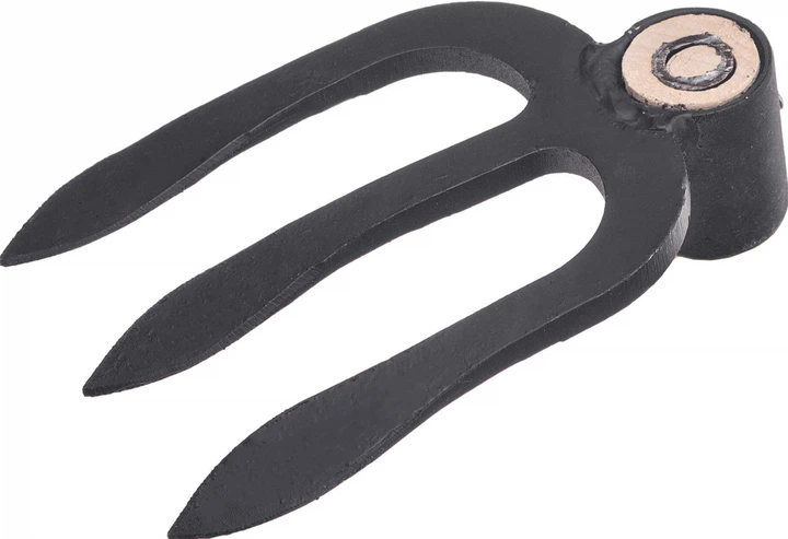 Кована тризуба мотика Kadax Husby 15 x 12 см без ручки (K12157) - зображення 4