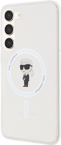 Etui plecki Karl Lagerfeld IML Ikonik MagSafe do Samsung Galaxy S24+ Transparent (3666339259068) - obraz 2