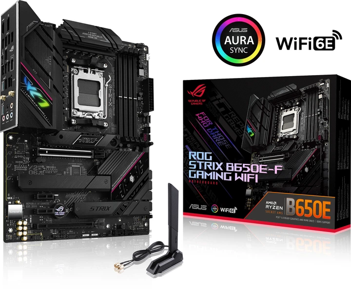 ASUS マザボ ROG STRIX B650E-F GAMING WIFI Материнская плата Asus ROG STRIX B650E-F Gaming Wi-Fi (sAM5, AMD