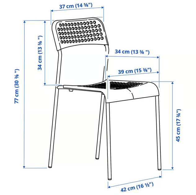 Кухонный комплект стол и 4 кресла SANDSBERG IKEA 096.083.86 - изображение 7