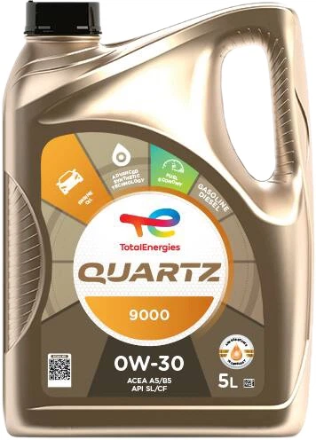 Olej silnikowy Total Quartz 9000 0W30 5 l 214297 (3425901111728) - obraz 1