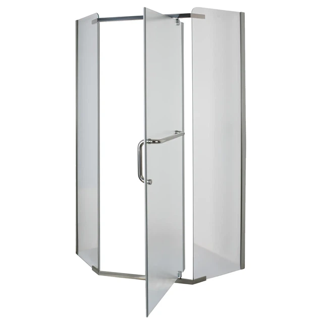Душевая кабина с низким поддоном Mixxus LINES SCT01-90x90x198-TR GRAPHITE прозрачное стекло 6мм (MI6914) - изображение 8