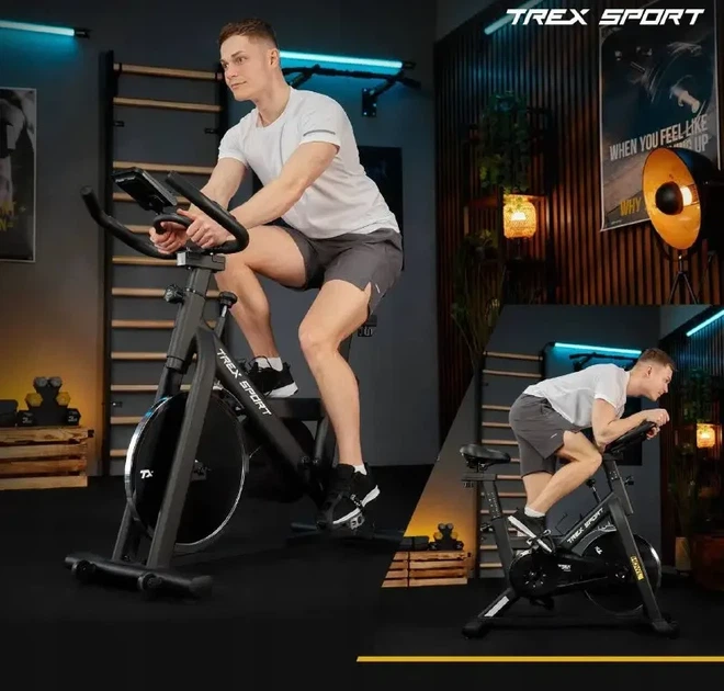Спинбайк Trex Sport HOWL TX-640SB маховик 12 кг Черный - изображение 4