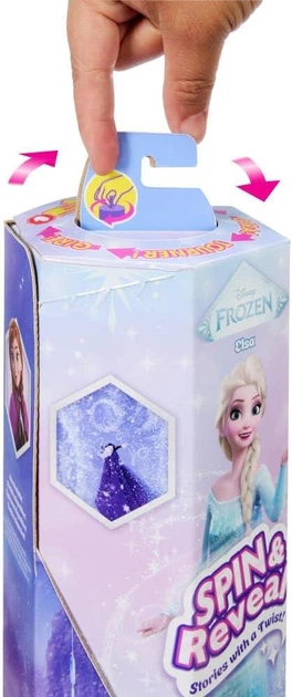 Кукла Эльза Mattel Disney Frozen Elsa – Spin & Reveal Вращай и открывай Холодное сердце с сюрпризами и аксессуарами (JBG59) - изображение 6