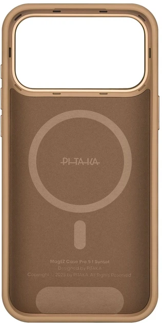 Панель Pitaka Aramid UltraGuard MagSafe для Apple iPhone 17 Pro Max Sunset (KI1702BPM) - зображення 3