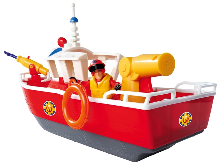 Іграшка для купання Simba Fireman Sam Пожежний човен Сема (5632984) (4006592085278) - зображення 2