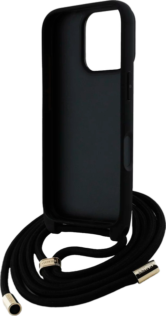 Панель Guess 4G Big Logo Cord Stap Crossbody для Apple iPhone 16 Pro Max Brown (3666339434441) - зображення 5