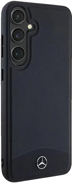 Etui plecki Mercedes Benz Textured and Plain Leather na Samsung Galaxy S24 (S921) z Magsafe Czarne (3666339241001) - obraz 5