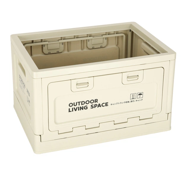 Organizer samochodowy Ikonka pudelko skrzynka skladana do bagażnika 25l szara (5903039763111) - obraz 7