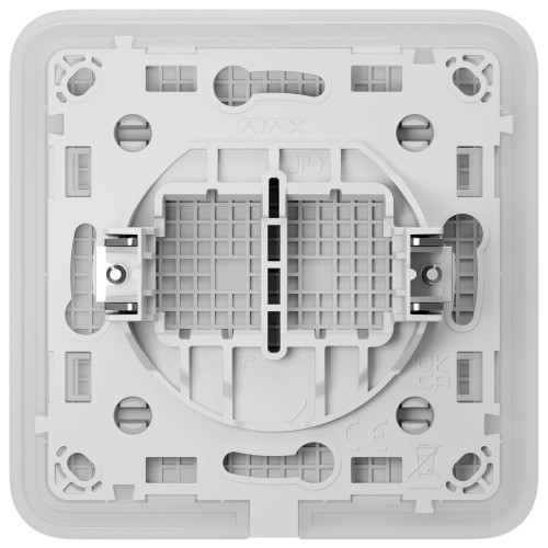Фронтальна панель Ajax CenterCover CP White заглушка для монтажної коробки - зображення 2