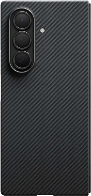 Etui plecki Pitaka Ultra-Slim MagSafe do Samsung Galaxy Fold 7 Black/Grey (FBFold7) - obraz 1