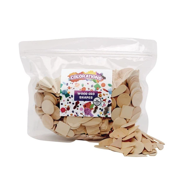 Набір дерев'яних мозаїчних фігур Colorations 1000 елементів (191487003018) - зображення 1