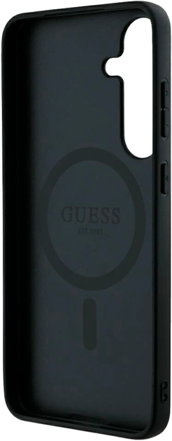 Etui Guess 4G Round Patch Classic Logo MagSafe do Samsung Galaxy S25 Brown (3666339448943) - obraz 7