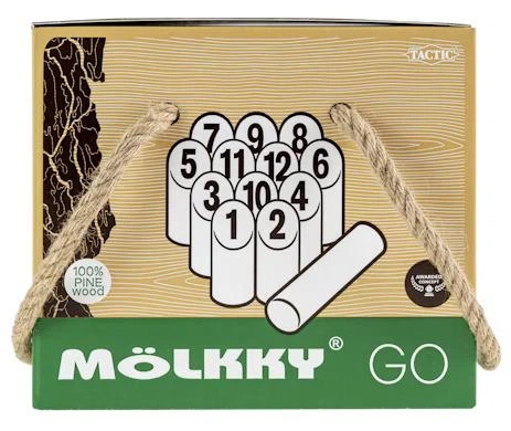Gra zręcznościowa Tactic Molkky GO Pinewood Gra w kręgle z 12 stożkami (6416739605951) - obraz 2