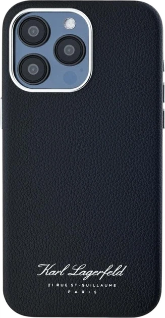 Etui plecki Karl Lagerfeld Hotel RSG do Apple iPhone 15 Pro Black (3666339256449) - obraz 3