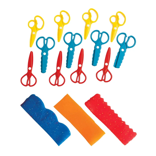 Набір для гри з глиною Colorations ножиці 12 елементів (5710903612105) - зображення 2